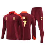 Football Training Clothing suit Men's Jersey Long Sleeve Winter Competition Team Clothing Adult Children's Jersey appearance uniform Football uniform