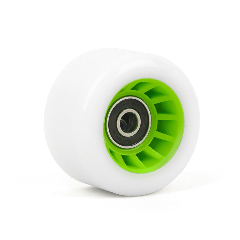 Double-row roller skates wear-resistant carpool four-wheel skates high hardness speed pulley roller skates skateboard universal Pu wheel