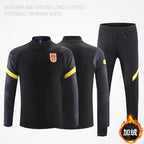 Football Training Clothing suit Men's Jersey Long Sleeve Winter Competition Team Clothing Adult Children's Jersey appearance uniform Football uniform