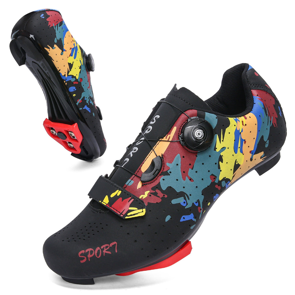 New Style Cycling Shoes with Lock Spring Lock Shoes for Men and Women Road Bike Booster Shoes Hard Sole Mountain Bike sneaker