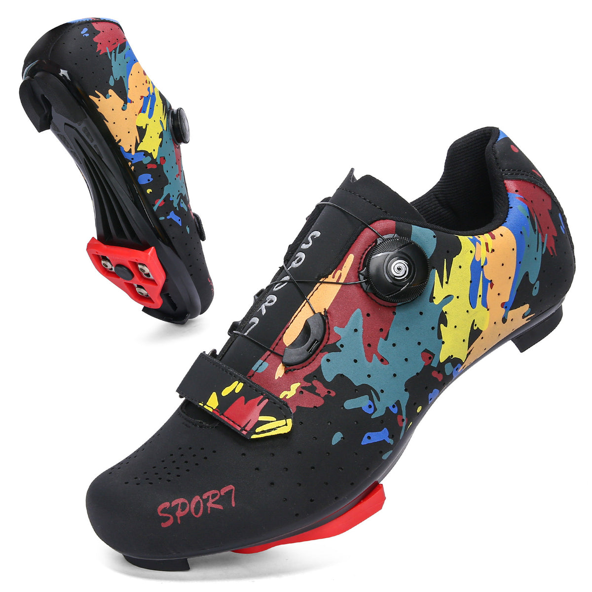 New Style Cycling Shoes with Lock Spring Lock Shoes for Men and Women Road Bike Booster Shoes Hard Sole Mountain Bike sneaker