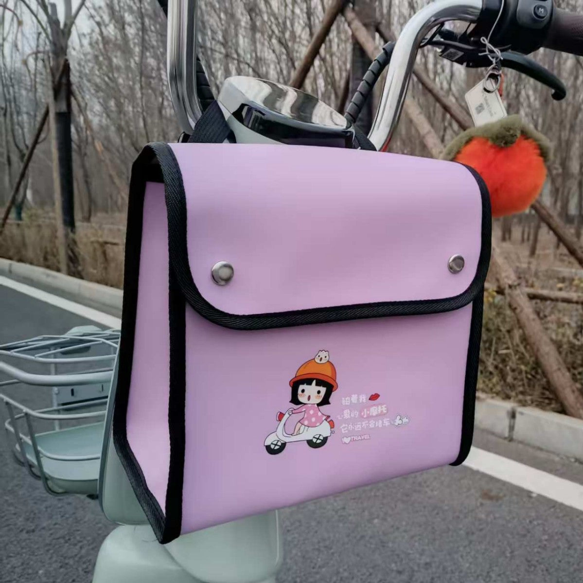 Electric Scooter Hanging Bag for Storing Phone and Charger, Dedicated for Bicycle Riding Phone Charging