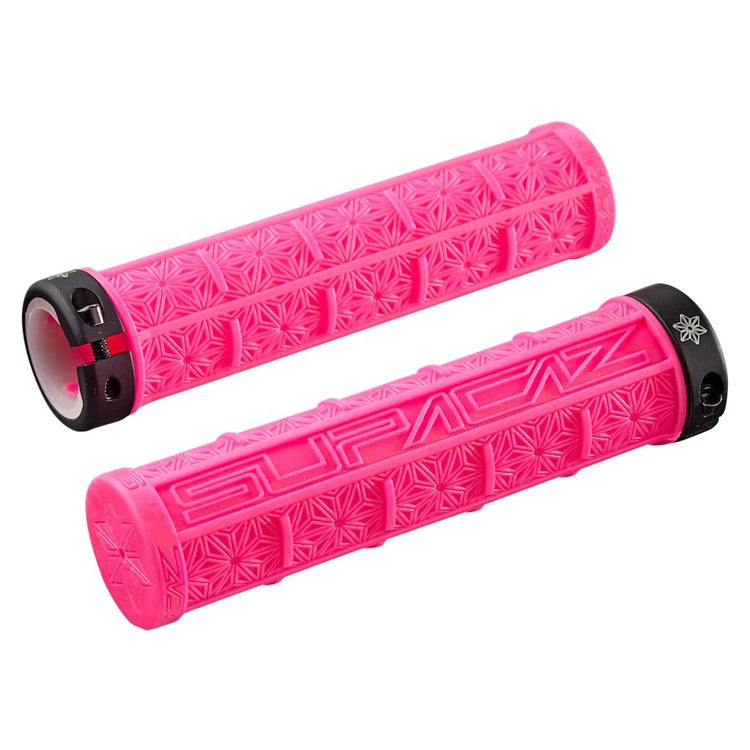 Cross-border wholesale Supacaz chrysanthemum handle set mountain bike silicone handle set off-road single lock shock-absorbing non-slip handle