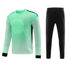 2025 football goalkeeper suit suit men's and women's competition dragon gate suit cross-border foreign trade children's competition breathable long sleeve summer