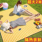 Thickened Picnic Mat Outdoor Camping Picnic Equipment Waterproof Portable Spring outing Foldable Picnic Cloth Thickened Moisture-proof Mat