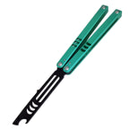 Factory Direct Sales Shark Butterfly Practice Knife Shaft Set Safety Version Fancy Training Knife Bottle Opener Unedged