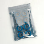 Double row skate wheels 608RS bearing silent skateboard roller skates universal chrome steel high speed color roller