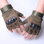 Tactical Gloves for Men, Sports Outdoor Mountaineering Combat Protection, Military Training, Wear-Resistant Cycling Gloves, Half-Finger Cross-Border