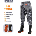 3D Nylon Half-length Fishing Fish Fishing Water Pants New One-piece Fish Catch Pants Rain Pants Wading Pants Water Playing Clothes
