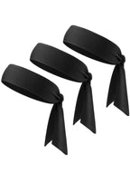 Men's and Women's Sports Hair Band Sweat Absorbent Headband Breathable Quick-drying Hair Band Solid Color Tennis Headband Strap Pirate Headband