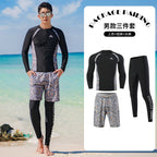 Diving suit women's new couple anti-DDoS swimsuit split long-sleeved trousers quick-drying surfing snorkeling suit jellyfish suit men