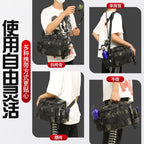 [Send bait box] fishing gear Luya special storage bag waist bag crossbody shoulder waterproof bag large capacity fishing rod bag