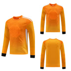 2025 football goalkeeper suit suit men's and women's competition dragon gate suit cross-border foreign trade children's competition breathable long sleeve summer