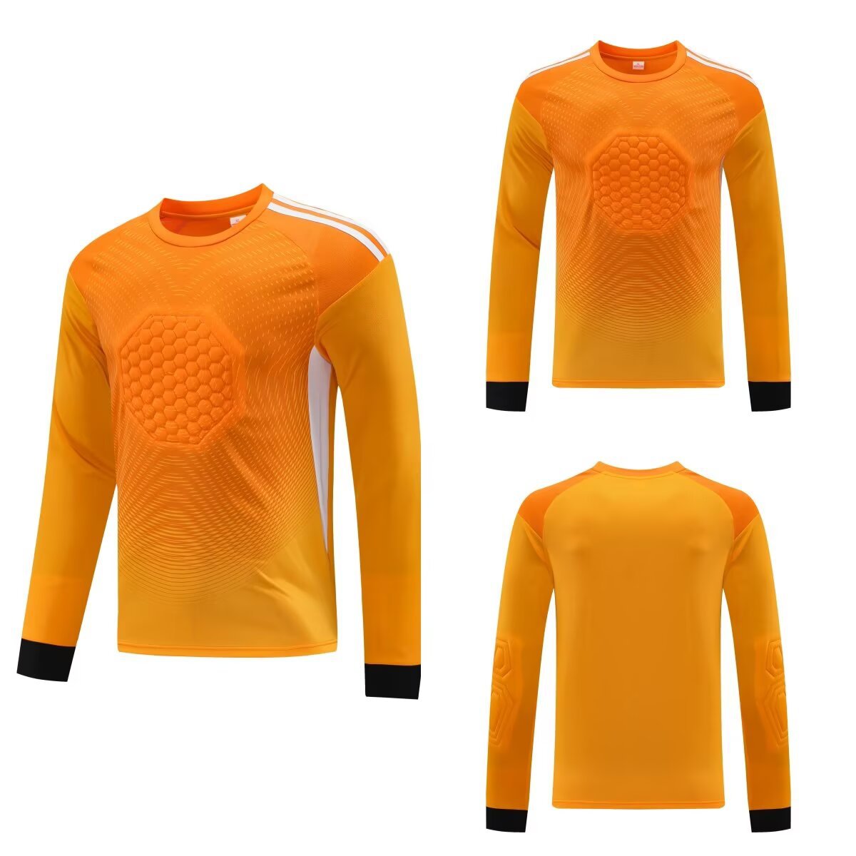 2025 football goalkeeper suit suit men's and women's competition dragon gate suit cross-border foreign trade children's competition breathable long sleeve summer