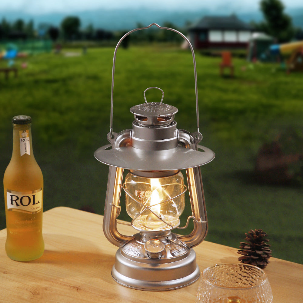 276 fire hand lantern outdoor camping lamp tent lighting lamp retro kerosene lamp atmosphere portable camping lamp