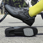 Self-Propelled Bicycle Road Mountain Cycling Shoes Men's Casual Flat Pedal Non-Locking Flat Bottom Locking Hard Bottom Women's Shoes Non-Locking Wholesale
