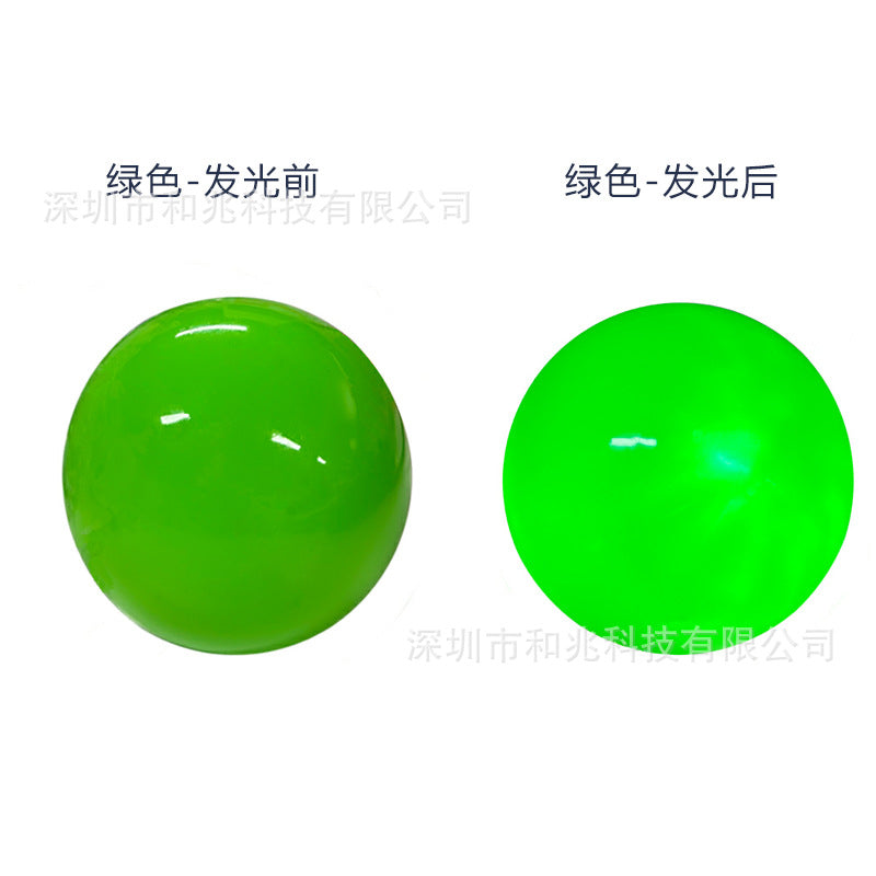 Golf Park Ball 60mm New Three-layer Ball Outdoor LED Luminous Ball Solid Color Night Flash Ball