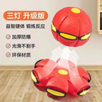 Internet Celebrity UFO Ball Bouncy Ball Foot Deformation Ball Educational Children's Indoor and Outdoor Sports Luminous Children's Toys
