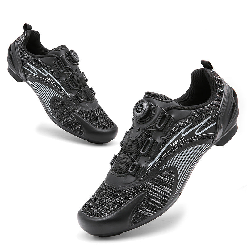 Cross-border trade breathable bicycle shoes cycling shoes men and women road bike lock shoes mountain bike booster shoes wholesale