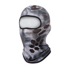 Cross Border Outdoor Camouflage Python Print Balaclava Hat Riding Headgear Summer Tactical Army Fan Face Cover