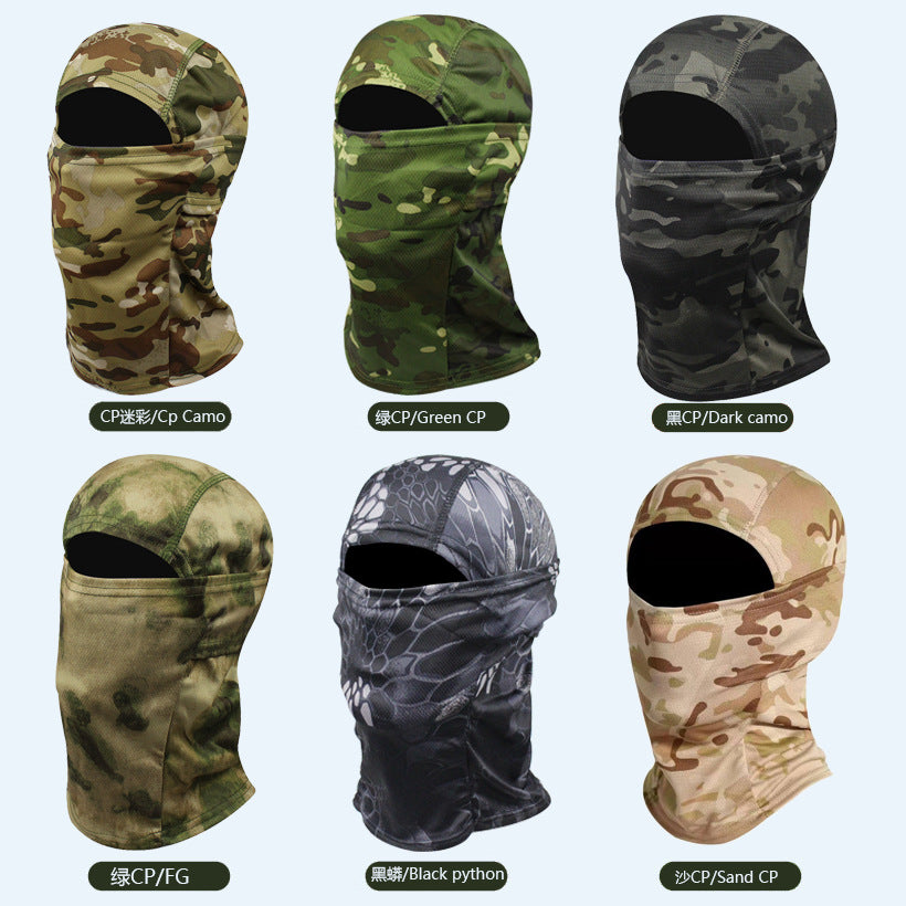 Tactical Quick-Dry Flying Tiger Mask Outdoor Camouflage Headgear Sunscreen Riding Balaclava Chief Headscarf Cross Border