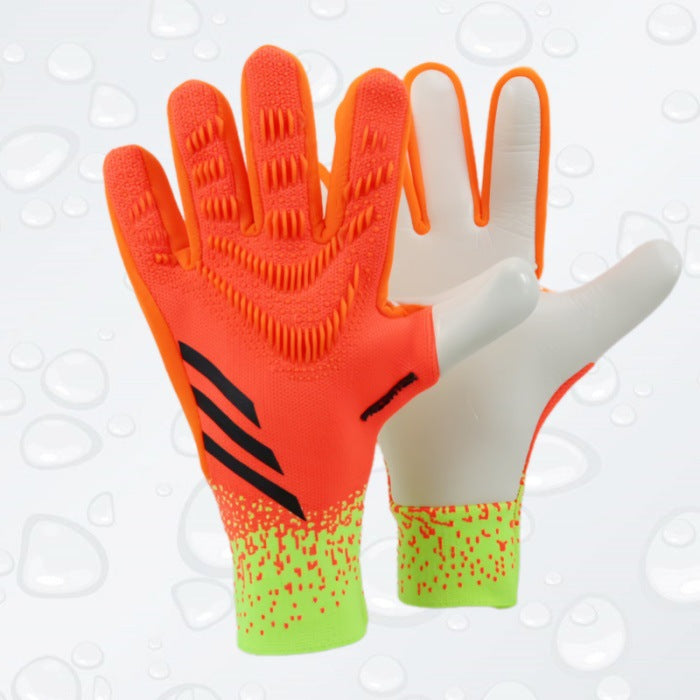 Factory Supply New Football Goalkeeper Gloves Thickened Non-Slip Latex Goalkeeper Gloves Children's Adult Gloves