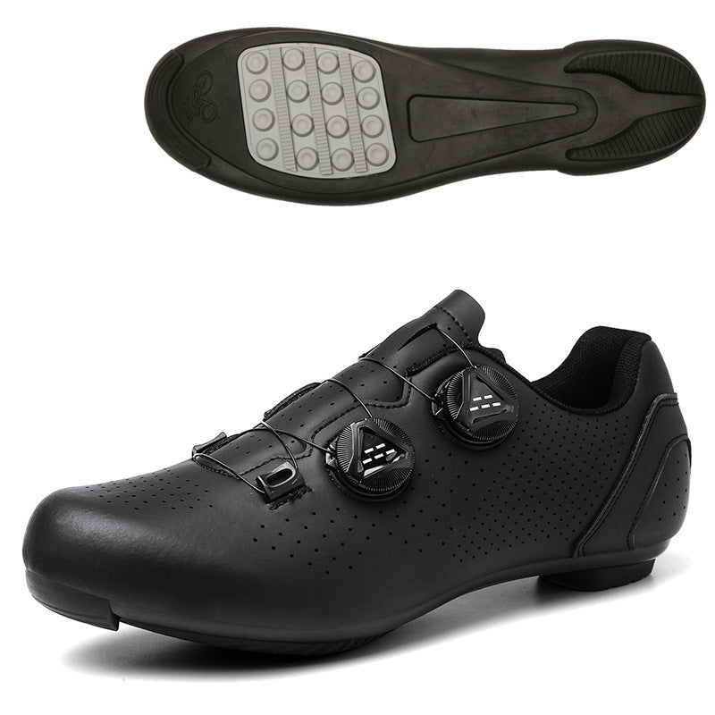 T168 Cross-border New Lockless Cycling Shoes Men's Road Car Lock Shoes Breathable Bicycle Shoes Non-lock Mountain Bicycle Shoes