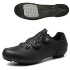 T168 Cross-border New Lockless Cycling Shoes Men's Road Car Lock Shoes Breathable Bicycle Shoes Non-lock Mountain Bicycle Shoes