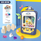 Children's Doll Catching Machine Small Household Mini Clamp Doll Machine Coin-slot Gashapon Candy Boys and Girls Toys Cross-border