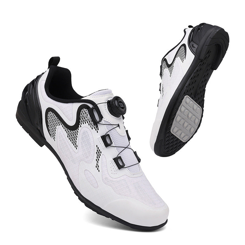 Self-Propelled Bicycle Road Mountain Cycling Shoes Men's Casual Flat Pedal Non-Locking Flat Bottom Locking Hard Bottom Women's Shoes Non-Locking Wholesale