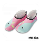 Cartoon Children's Beach Shoes Hard Sole Wading Shoes Diving Equipment Snorkeling Shoes and Socks Barefoot Swimming Shoes Diving Socks Quick-drying