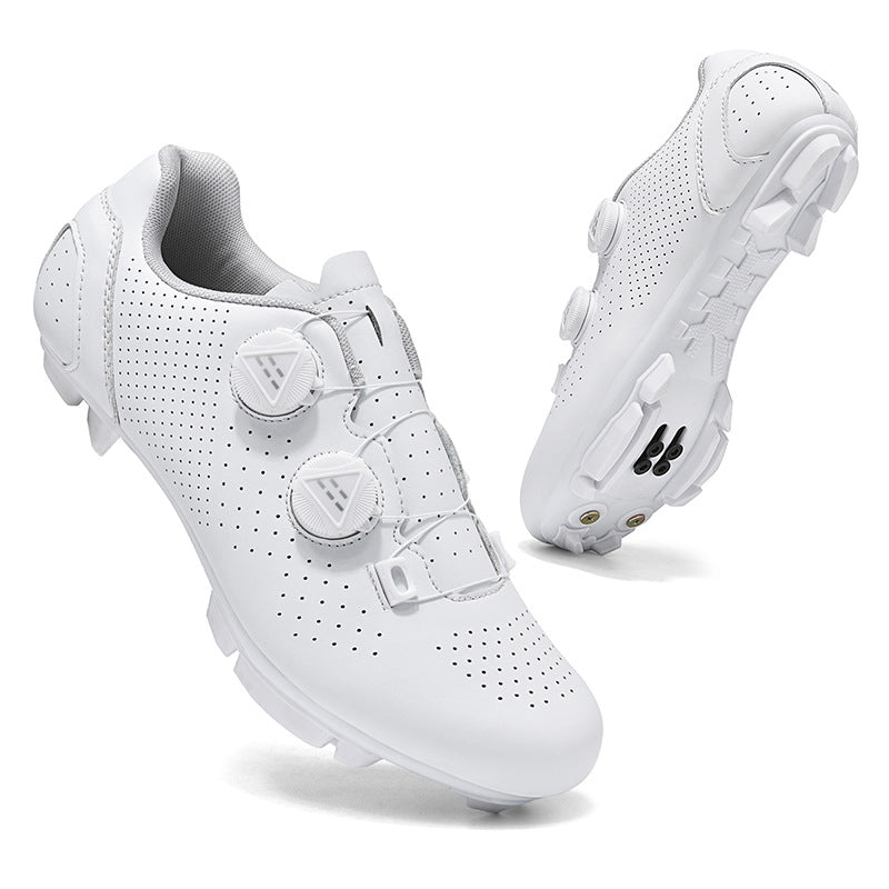 T168 Cross-border New Lockless Cycling Shoes Men's Road Car Lock Shoes Breathable Bicycle Shoes Non-lock Mountain Bicycle Shoes