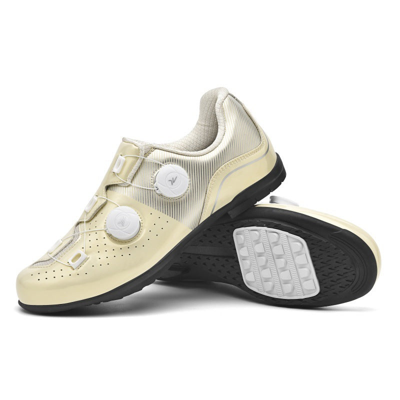 Cycling Shoes Outdoor Riding Shoes Non-Lock Rubber Sole Road Sole Mountain Sole Outdoor Cross-Border Popular Double Buckle Lock Shoes