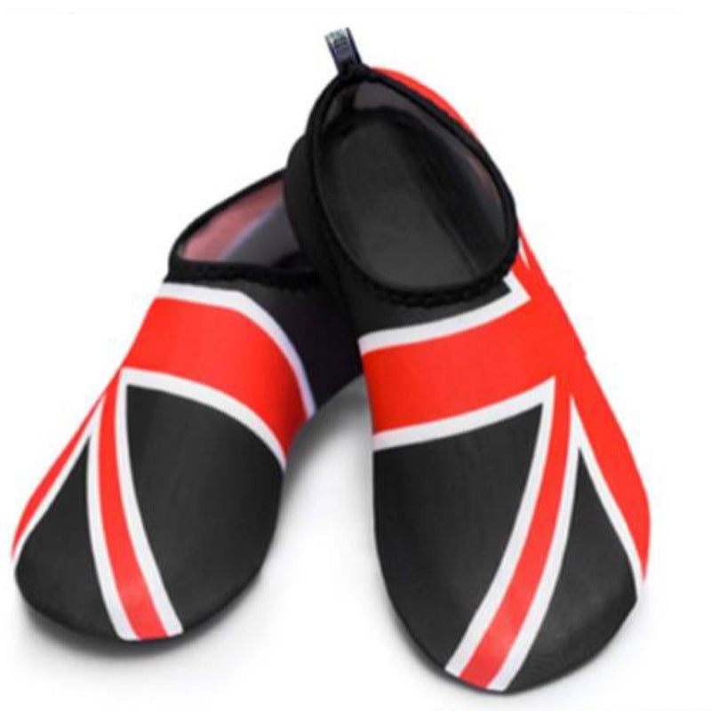 Color cartoon soft bottom beach diving socks spot men's and women's swimming shoes snorkeling diving shoes backwater shoes beach socks