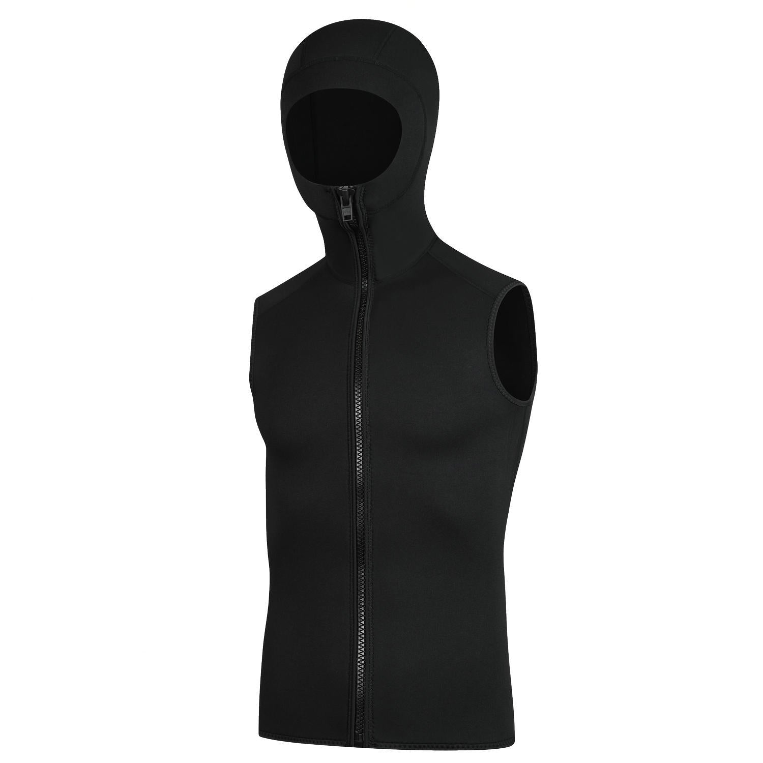 3mm Vest Hooded Men's and Women's Diving Vest Hooded Warm Vest Wet Clothes Diving Headgear Surfing Windsurfing Cold Protection