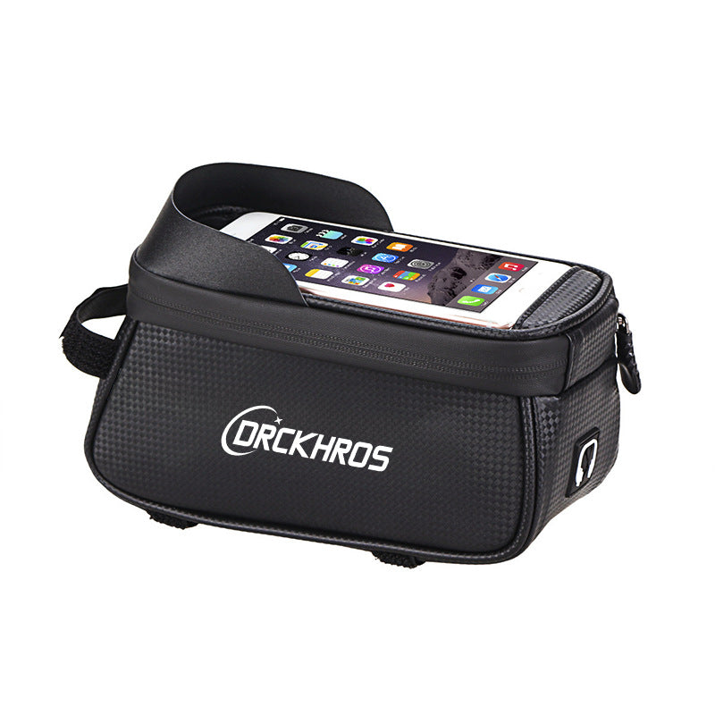 Mountain Bike Bag Front Beam Bag Mountain Bike Double Bag Mobile Phone Bag Top Bag Waterproof Saddle Bag Riding Equipment