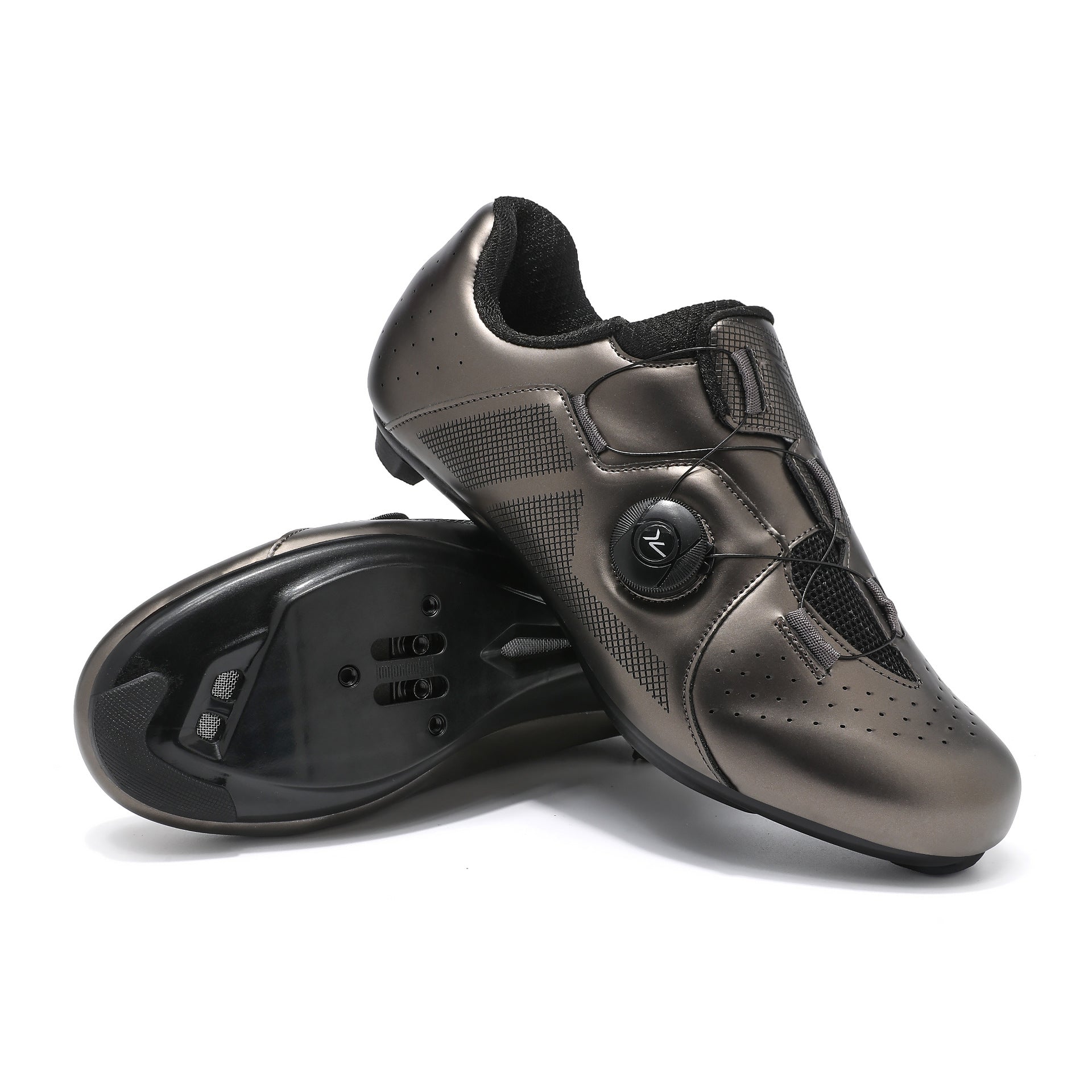 Cross-border foreign trade bicycle shoes cycling shoes men and women road bike lock shoes mountain bike breathable hard bottom wholesale