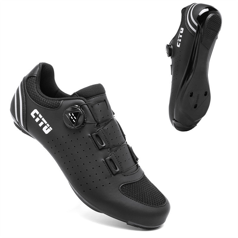 Bicycle shoes this year's new cross-border men's and women's couple's cycling shoes outdoor off-road lock shoes lock-free rubber shoes