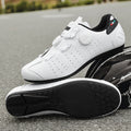 Road Bike Lock Shoes, Bicycle Riding Shoes, Lock-Free Summer Hard-Soled Mountain Bike Breathable and Wear-Resistant Professional Cycling Lock Shoes