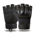 Tactical Gloves for Men, Sports Outdoor Mountaineering Combat Protection, Military Training, Wear-Resistant Cycling Gloves, Half-Finger Cross-Border