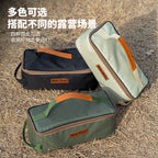 Outdoor Camping Toiletry Bag Tool Kit Storage Bag Portable Tableware Ground Peg Stove Ground Peg Wind Rope Camping Tote Bag