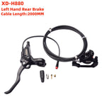 XOD electric bicycle scooter oil brake waterproof 2-core power-off brake disc brake XD-H800 / XD-H880