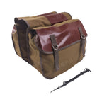 Multifunctional Bicycle Side Hanging Large Capacity Bag Motorcycle Electric Vehicle Rear Seat Cosmetics Bag Canvas Backpack
