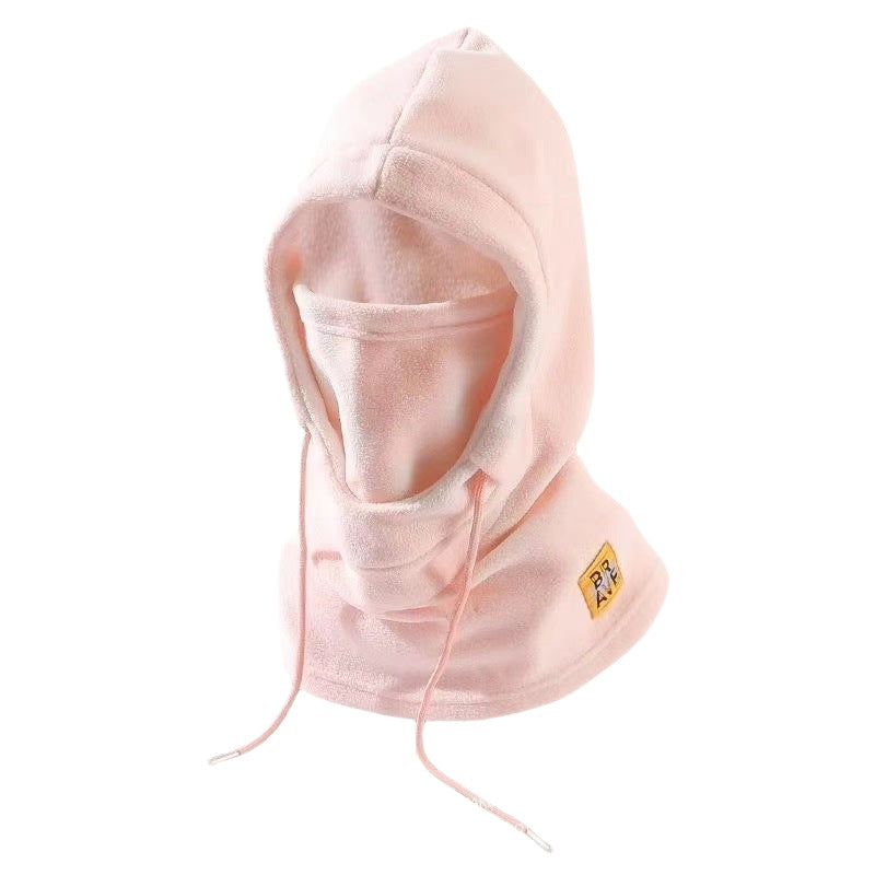 Winter Cycling Hat for Men and Women, Warm Mask and Neck Warmer Integrated, Fleece-Lined, Thickened, Windproof, Outdoor Travel Cold-Proof Face Mask