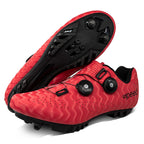 Factory direct road race outdoor cycling shoes double rotating buckle plus size foreign trade lock cycling shoes
