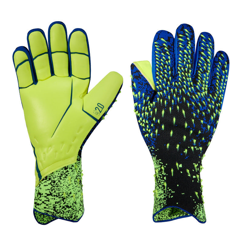 Manufacturers wholesale children's football goalkeeper gloves latex anti-collision door gloves hand guard anti-collision sports protective equipment