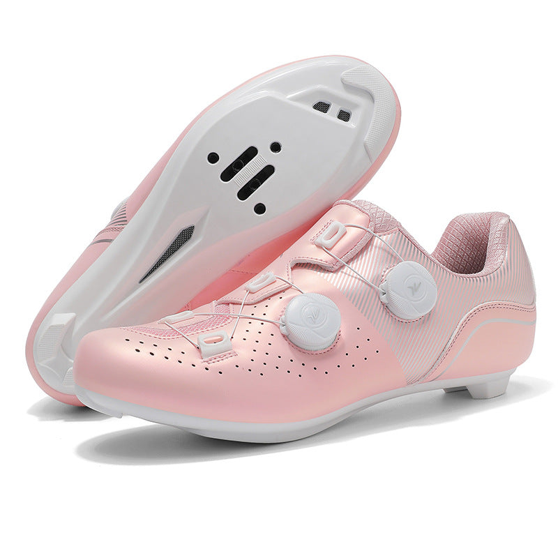 Cycling Shoes Outdoor Riding Shoes Non-Lock Rubber Sole Road Sole Mountain Sole Outdoor Cross-Border Popular Double Buckle Lock Shoes