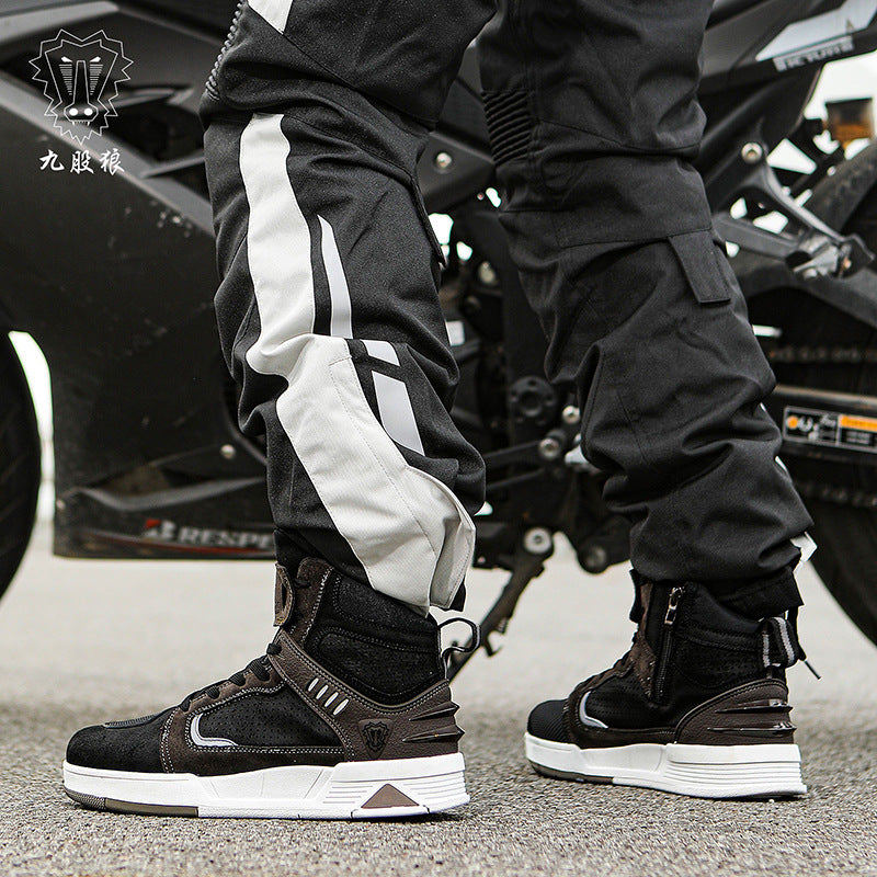 Cross-border new motorcycle shoes motorcycle shoes lovers four seasons off-road motorcycle boots racing short boots motorcycle travel equipment
