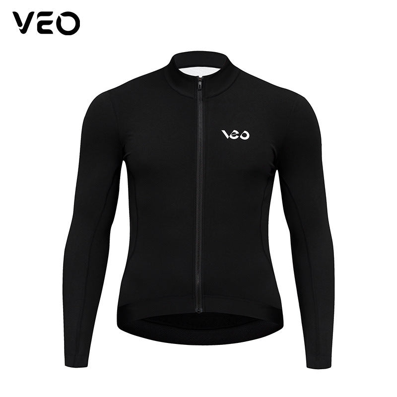 Fall/winter fleece riding clothes men's mountain road bike equipment bicycle fleece-lined warm jacket-warm way