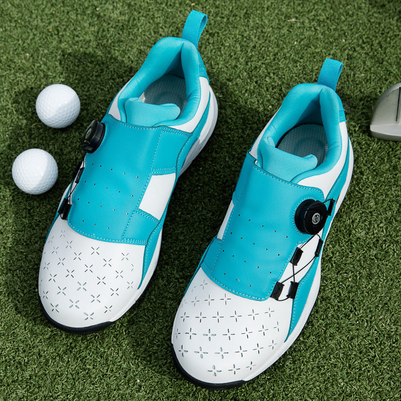 Cross-border explosions plus size golf shoes men and women outdoor leisure sneaker non-slip breathable wear-resistant broken nail shoes